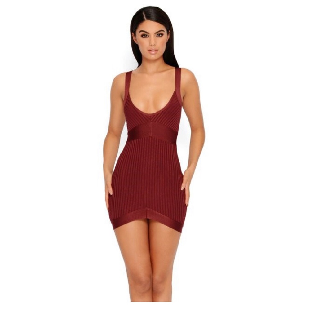 Oh Polly Bandage Dress (Khaki Green)